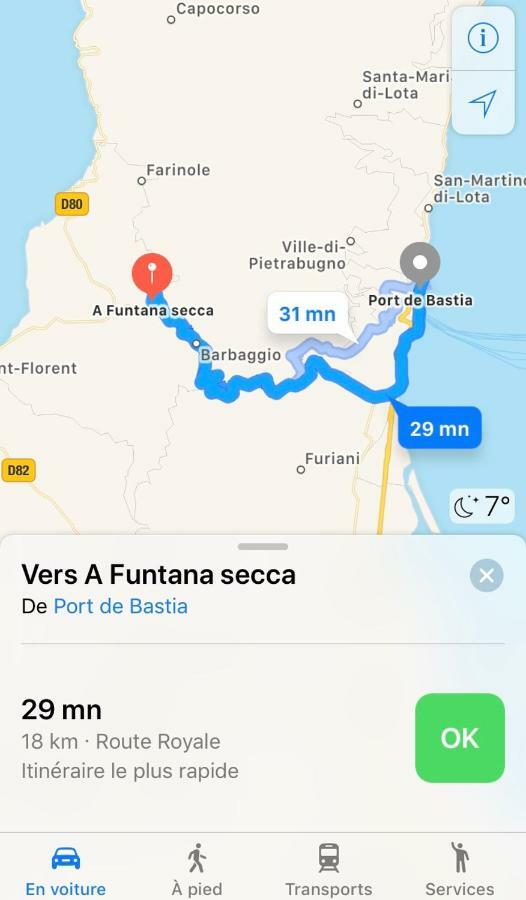 Appartamento A Funtana secca Patrimonio Esterno foto